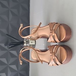 Vince Camuto Tan Platform Sandal